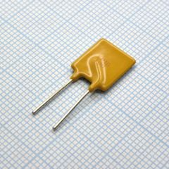 Самовосстанавливающийся предохранитель PTC 5A(hold) 8.5A(trip) 16V 100A 2.6W 3.6s 0.014Ohm Radial 11.1 X 3 X 15.5mm Bag