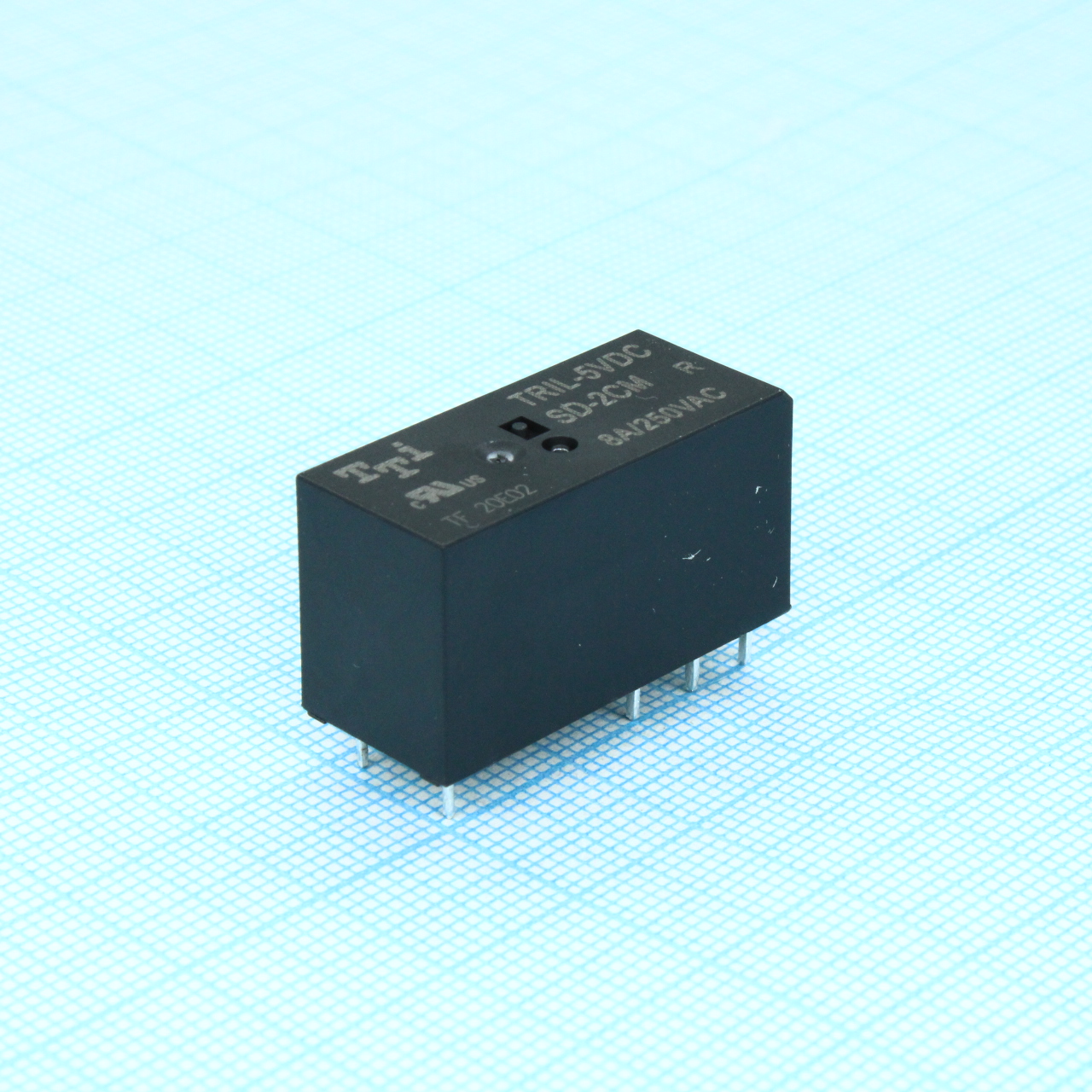 миниатюрное 5VDC, 8А, 2переключения