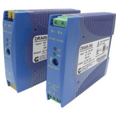 Преобразователь AC-DC на DIN-рейку  10Вт, выход 24В/0.42A, рег. вых 21.6…28.8В, вход 90…265V AC, 47…63Гц / 120...370V DC , изоляция 3000V AC, : 115х90х23мм, -20…+71°С, винтовые клеммы