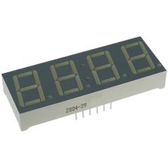 4-х разрядный индикатор 14,22мм/зеленый/568нм/3-13мкд