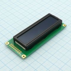 ЖКИ знакосинтезирующий 16 x 2, ISTN Негативный/прозрачный светодиодная подсветка красная, размеры 85x36 мм, видимая область 66x15 мм, питание 5В, -20...70°C