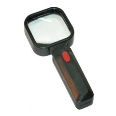 Линза с LED подсветкой , трехкратное увеличение, поворотная линза 80х80 mm. Изменение угла наклона.