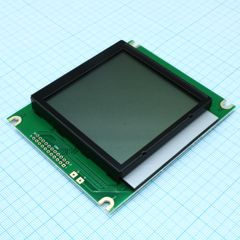 ЖКИ графич, 128 x 128, FSTN Positive/Transfl, подсв. LED Белая, VDD = 5V, 6 o`cl, -20...+70C