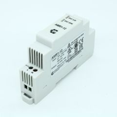 Преобразователь AC-DC на DIN-рейку  10Вт, выход 12В/до 0.83А, вход 90...264 В AC 47...63Гц/120...370В DC, изоляция 3000В AC, в кожухе , 18х91х91мм, -40...+71°С