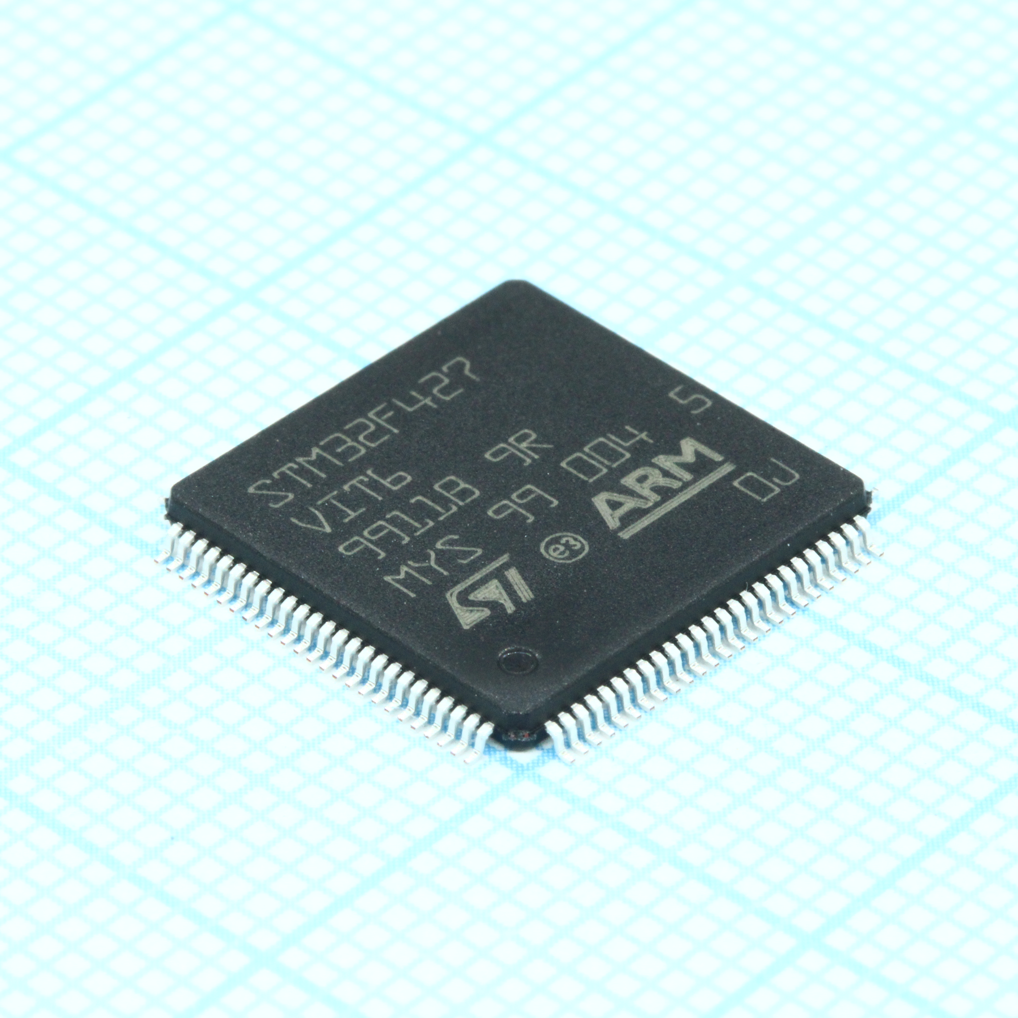 Микроконтроллер STM 32-бит ядро ARM Cortex-M4 MCU+FPU 2мБ Флэш-память/256+4кБ ОЗУ шина USB Ethernet 17 таймеров 3 АЦП 20 портов UART