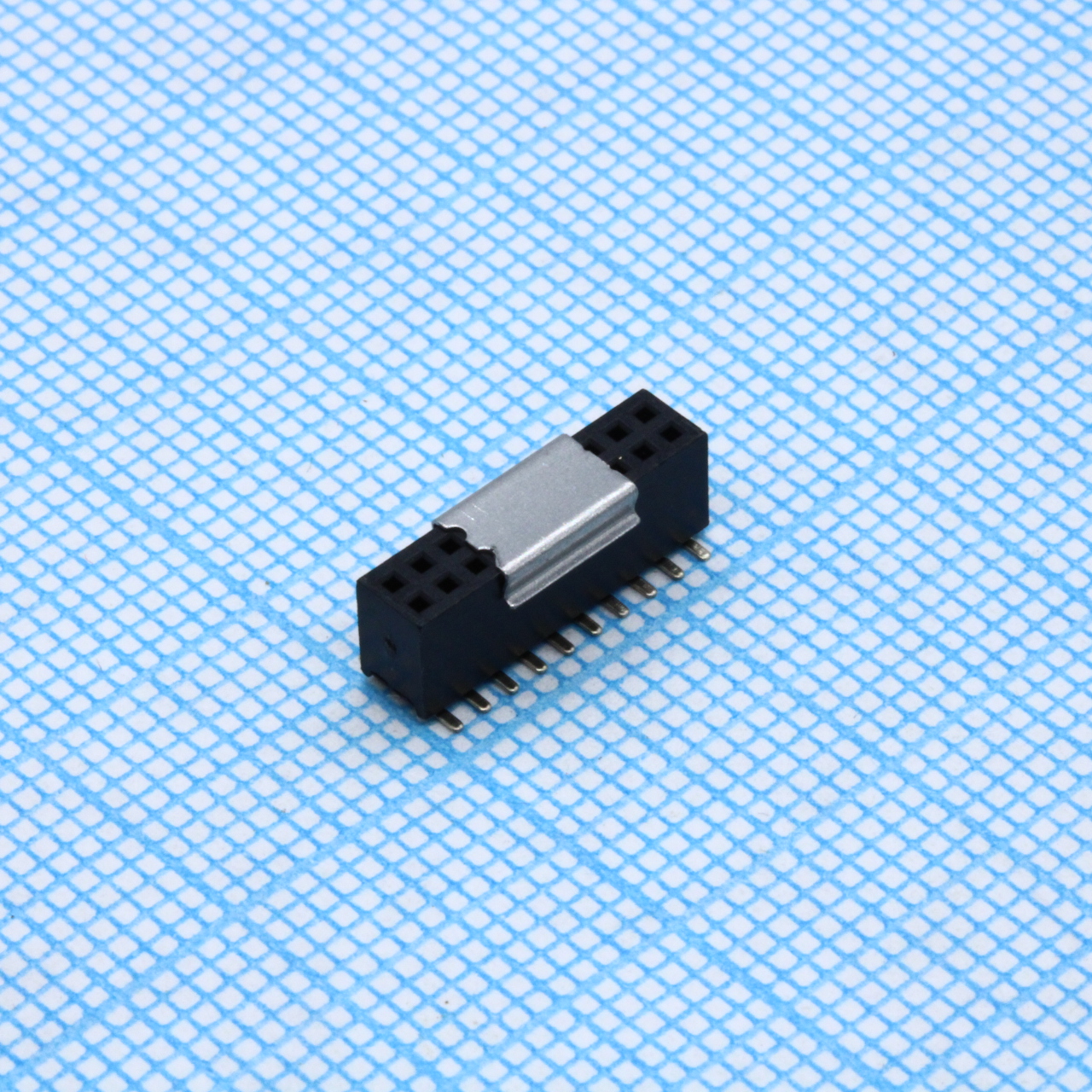 Гнездо на плату 1.27мм SMD
