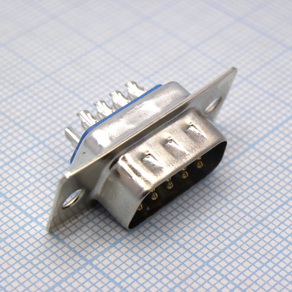 вилка 9 pin на кабель (пайка)