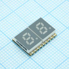 2-х разрядный сегментный индикатор smd 5,08мм/красный/630нм/14-30мкд/ОА