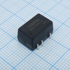 DC/DC, 2Вт, вход 4.5…5.5В, выход 12В/0.167А, изоляция 1500В DC, КПД 82%, максимальная емкостная нагрузка не более 220мкФ, для поверхностного монтажа, 12.7x11.2x7.25мм, -40…105°C, пластик