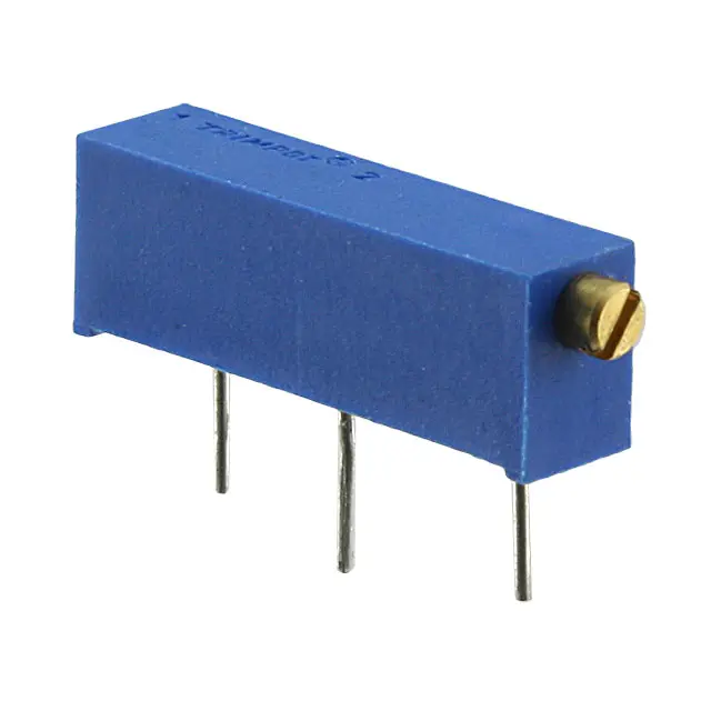 Потенциометр многооборотный керметный 1кОм 0.75Вт PC PIN