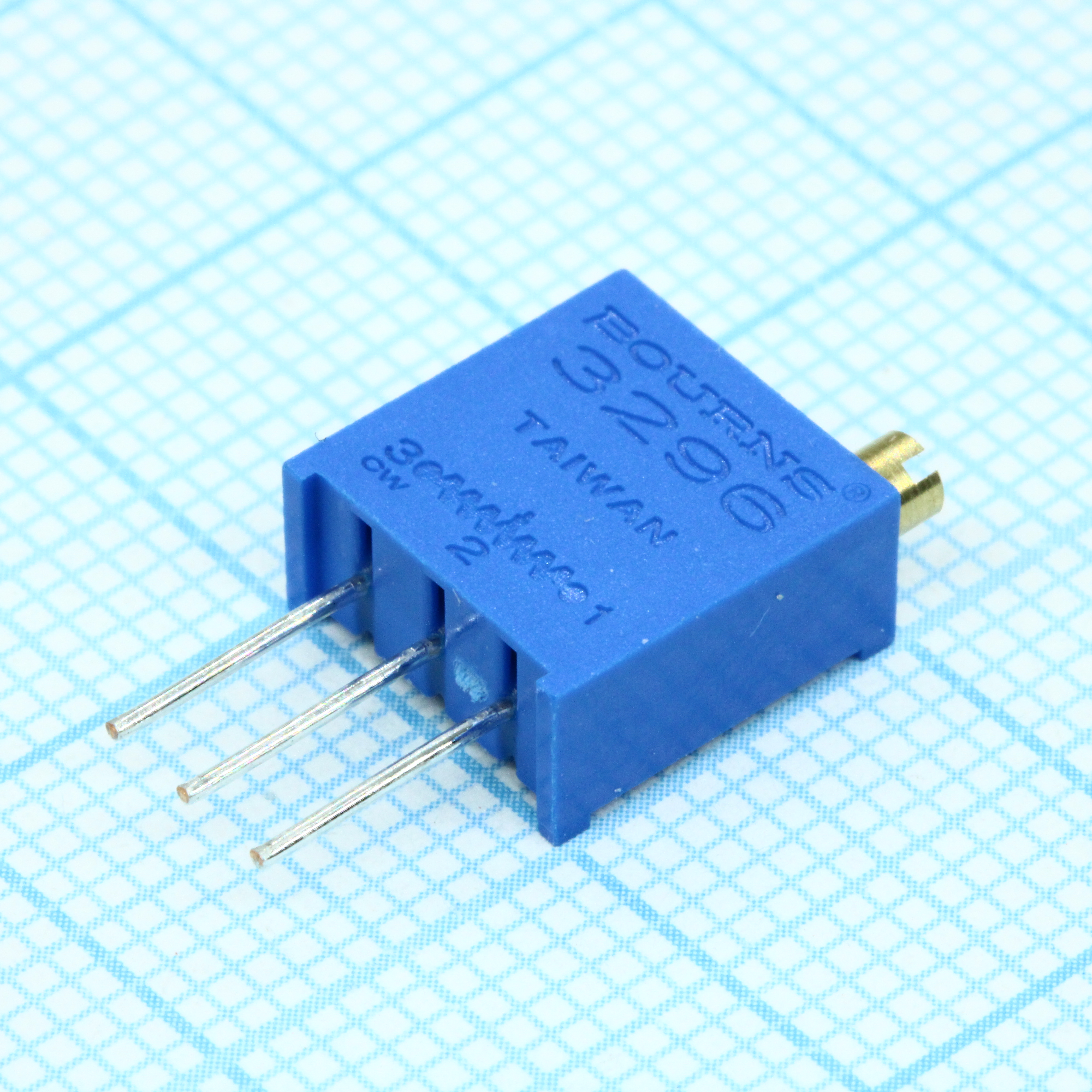 Потенциометр многооборотный керметный 20Ом 0.5Вт PC PIN