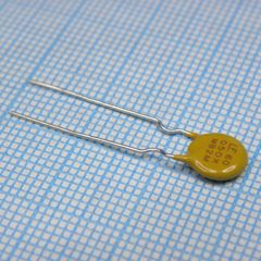 Самовосстанавливающийся предохранитель PTC 0.5A(hold) 1A(trip) 60VDC 40A 0.77W 4s 0.5Ohm Radial 7.9 X 3.1mm