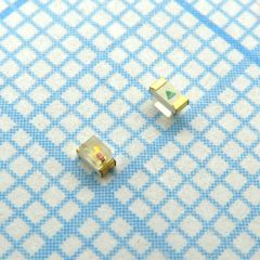 Светодиод smd 1,6х0,8мм/зеленый/525нм/280-450мкд/прозрачный/120°
