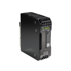 Источник питания, однофазный, 24 V / 5 A, 120 W; диапазон входных напряжений: 85 – 264 V AC, 90 – 350 V DC; габариты (мм): ширина x высота x глубина: 40 x 125 x 122.2; вес 0,62 кг; монтаж: на DIN рейку, температура окружающей среды –40°C…+70°C