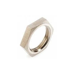 Гайка, M20x1,5, латунь, тип покрытия: никель