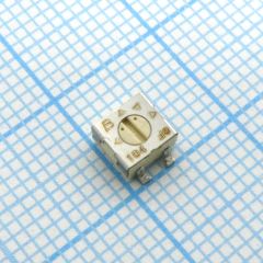Потенциометр однооборотный керметный 100кОм 0.25Вт SMD