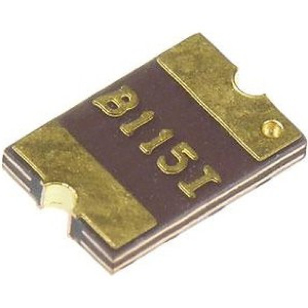 Самовосстанавливающийся предохранитель PTC 0.75A(hold) 1.5A(trip) 13.2V 100A 0.8W 0.2s 0.11Ohm SMD Solder Pad 1812 T/R