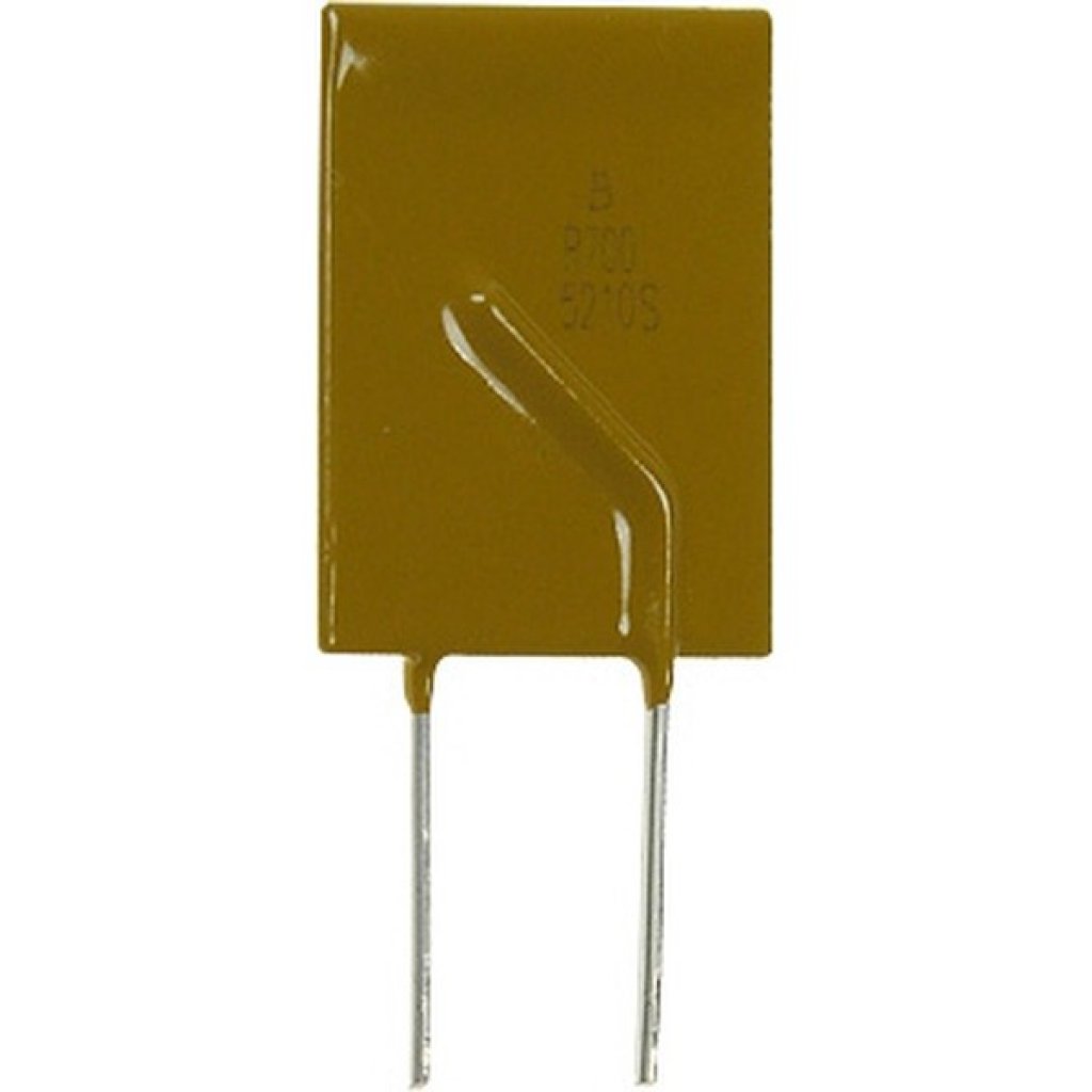 Самовосстанавливающийся предохранитель PTC 9A(hold) 18A(trip) 30V 40A 4.2W 20s 0.005Ohm Radial 24.2 X 3 X 32.9mm Bulk