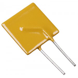 Самовосстанавливающийся предохранитель PTC 1.85A(hold) 3.7A(trip) 72V 40A 2.1W 12.6s 0.08Ohm, радиальные выводы, 15.18 X 3.1 X 21.18mm, россыпью