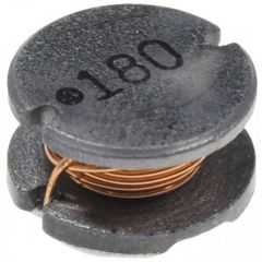 Катушка индуктивности SMD проволочная, на ферритовом сердечнике 100мкГн ±10% 1кГц 15Q-добротность 970мА лента на катушке