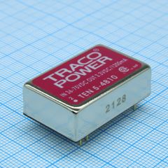 Преобразователь DC/DC на печатную плату вход 48В выход 3.3В 1.2A 6Вт 7-Pin DIP модуль