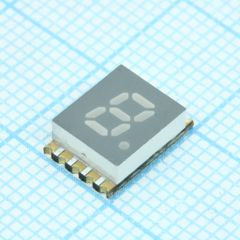 1 разрядный сегментный индикатор smd 5,08мм/зеленый/570нм/2.2-4.3мкд/ОА