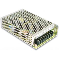 AC-DC с зарядником, 55Вт, вход 88…264В AC, 47…63Гц /124…370В DC, выход 1: 27.6В/1.8A, выход 2: 26.5В/0.16A (Зарядник), изоляция 3000В AC, в кожухе 159х97х38мм, -10…+60°С