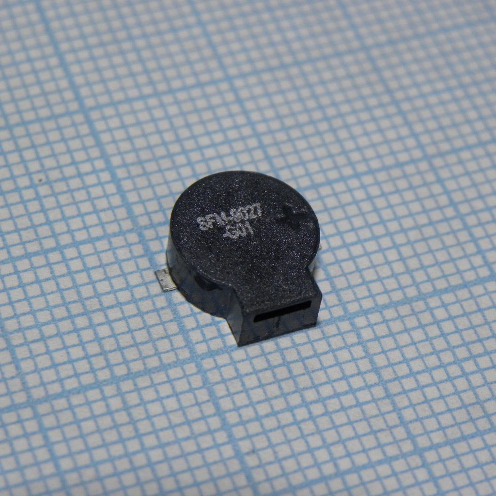 Звукоизлучатель электромагнитный SMD 85dB 1.5V 80mA 2.73kHz