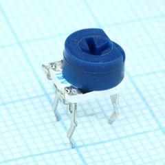 Потенциометр однооборотный керметный 1кОм 0.2Вт PC PIN