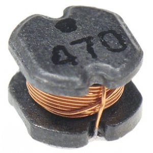 Катушка индуктивности SMD проволочная, на ферритовом сердечнике 4.7мкГн ±20% 1кГц 28Q-добротность 1.7A