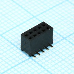 Гнездо на плату 2х5 контактов, шаг 1.27мм, SMT, высота 4.40мм