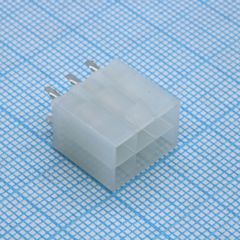 Разъем питания (с контактами) Mini-Fit, 6pin, вилка на кабель, шаг 4,2мм