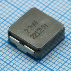 Индуктивность SMD силовая экранированная проволочная 2.2мкГн ±20% 100кГц порошковое железо 12A 0.009Ом по постоянному току 4040 лента на катушке