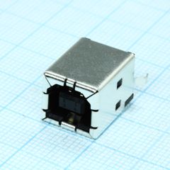 Разъем USB, Тип B, розетка, USB 2.0, 4 контакта