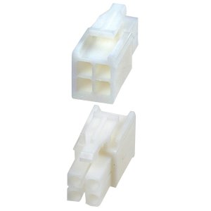 Корпус разъема Mini-Universal MATE-N-LOK, вилка 4PIN без контактов