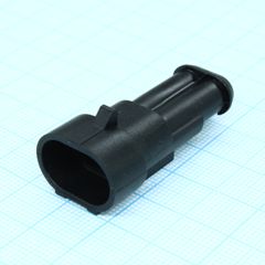 Корпус разъема Superseal 1.5, вилка, 2PIN