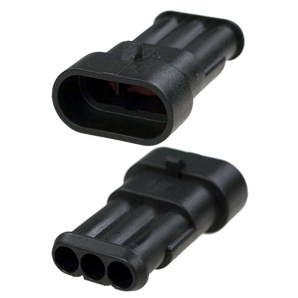 Корпус разъема Superseal 1.5, вилка, 3PIN