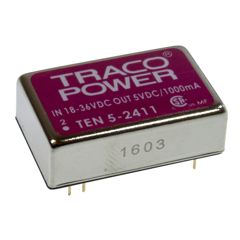 Преобразователь DC/DC на печатную плату вход 24В выход 5В 1A 6Вт 7-Pin DIP модуль