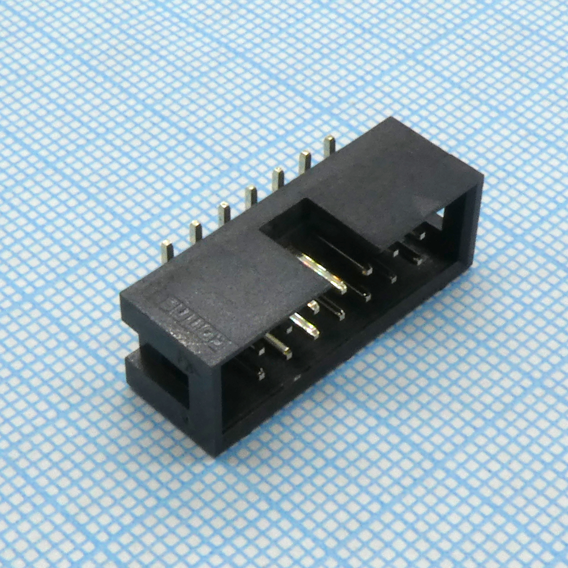 Вилка на плату, SMD монтаж 14pin(2x7), шаг 2.54