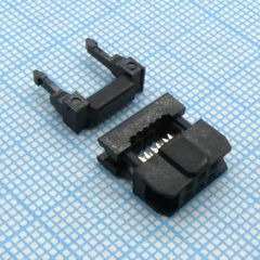 IDC разъем, розетка на плоский шлейф 6pin(2x3), шаг 2.00мм