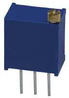 Потенциометр многооборотный керметный 250кОм 0.5Вт PC PIN