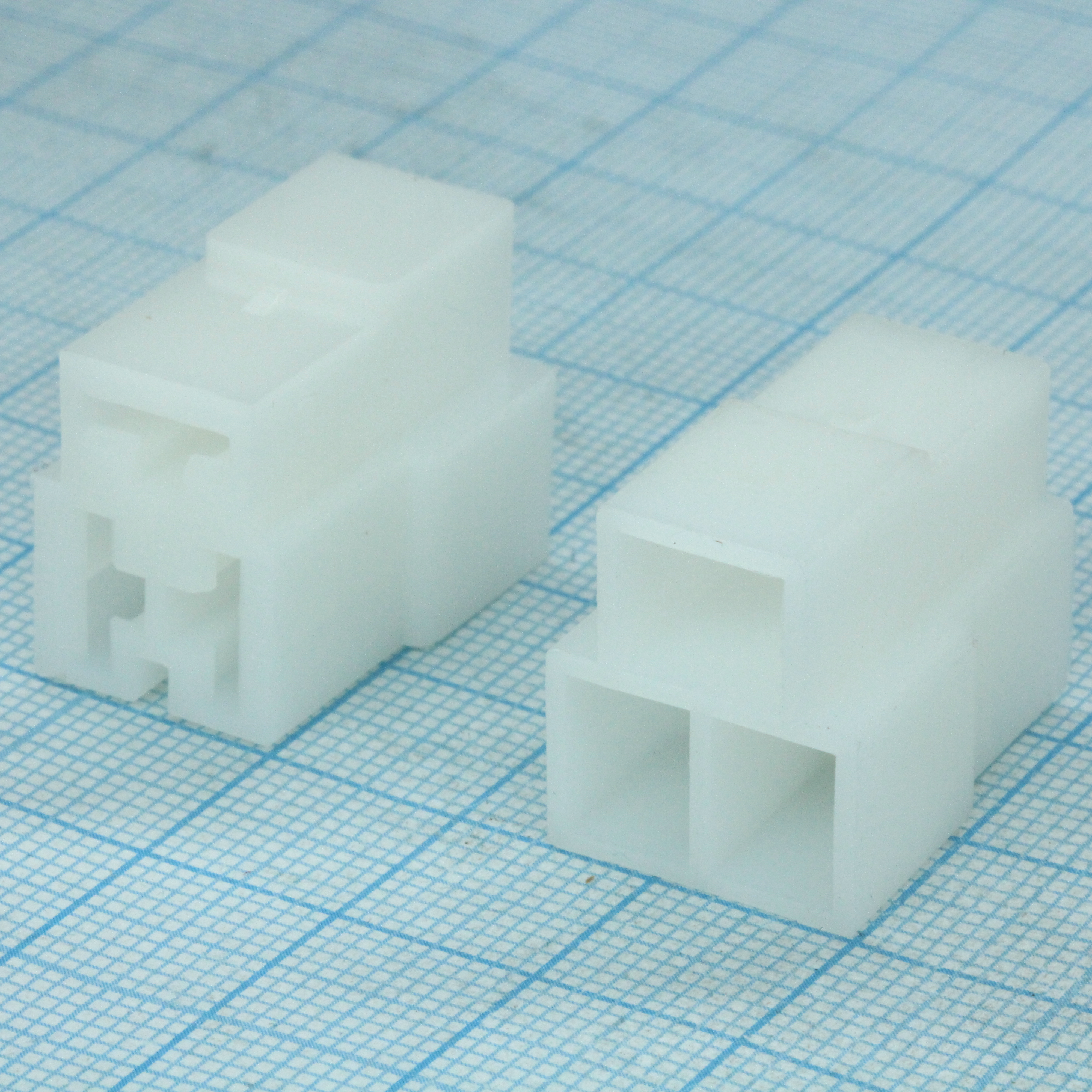 Корпус разъема 3 контакта, Receptacle Housing, 6.3mm, серия FASTIN-FASTON Connector
