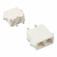 Разъем питания на плату, Серия Mini Universal MATE-N-LOK, 2 контакта, Штекер, 6,35 мм