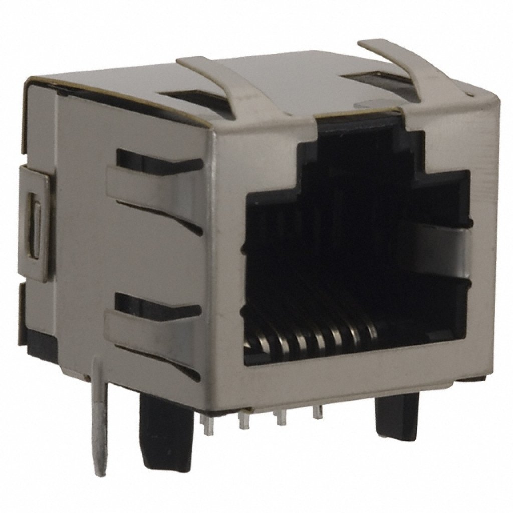 Модульный разъем, Cat5, RJ45, Гнездо, 8 контакт(-ов), 8 вывод(-ов), 1 порт(-ов)