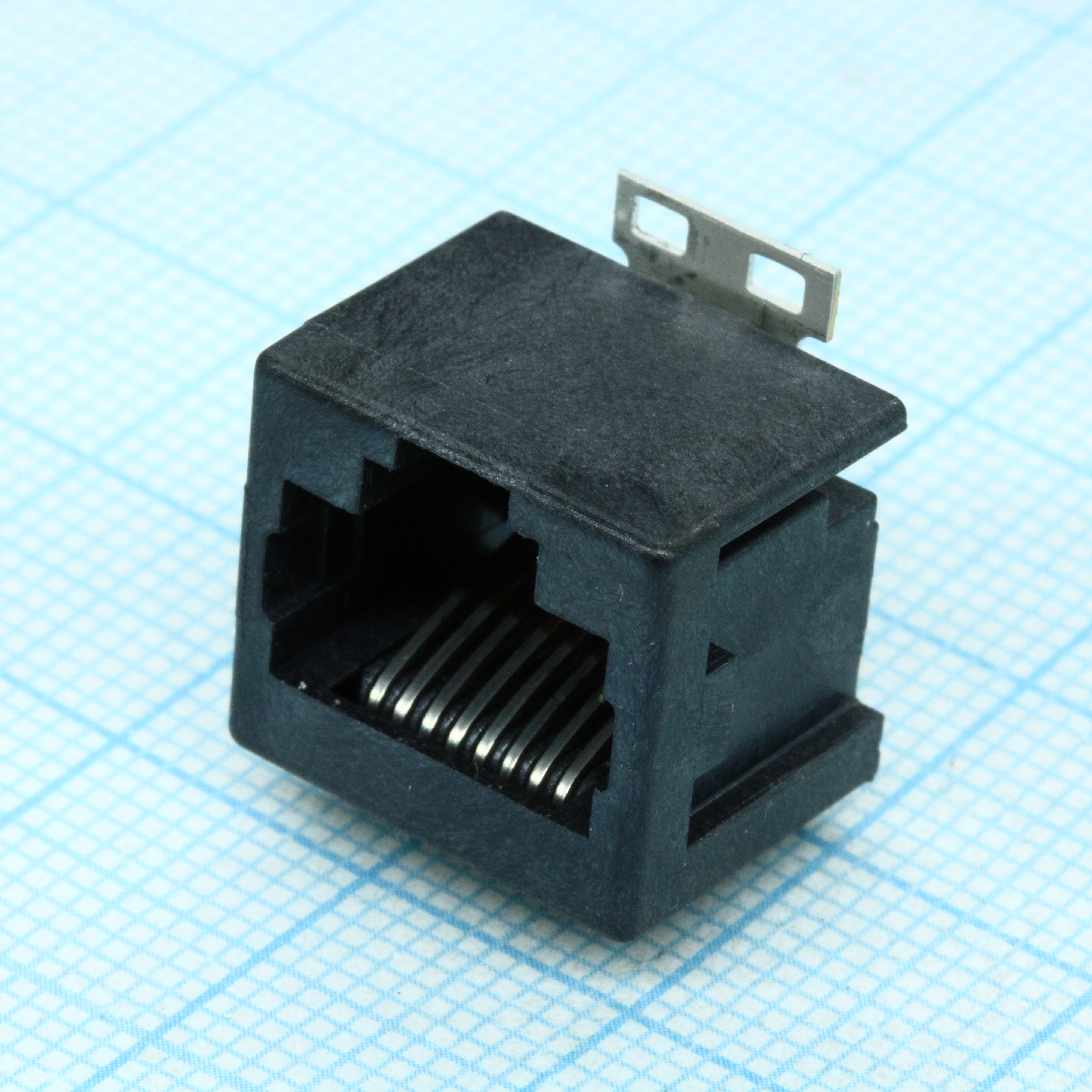 Модульный разъем, Cat3, RJ45, Гнездо, 8 контакт(-ов), 8 вывод(-ов), 1 порт(-ов)