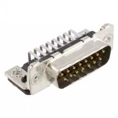 разъем угловой D Sub, Серия AMPLIMITE HD-20, DA, Штекер, 15 контакт(-ов)