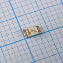 Светодиод smd 3,2х1,6мм/желтый/592нм/70мкд/прозрачный/140°