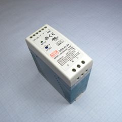 Преобразователь AC-DC на DIN-рейку  40.8Вт, выход 24В/1.7A, рег. вых 24…30В, димминг 3 в 1, вход 90...264В AC, 47...63Гц, 127...370В DC, изоляция 3000В AC, на DIN рейку, 40х90х100 мм, -30...+70°С