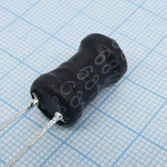 Радиальная индуктивность 680uH 0.8A 0.88Ohm DCR p=6.5mm