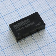 DC/DC, 1Вт, вход 10.8…13.2В, выход 12В/0.083А, изоляция 1500В DC, КПД 81%, максимальная емкостная нагрузка не более 220мкФ, SIP7, 19.5x6x9.35мм, -40…105°C, пластик